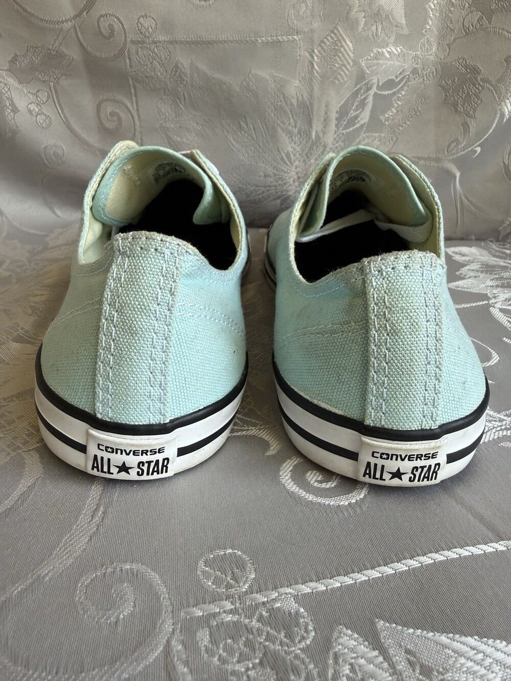 CONVERSE Chuck Taylor All Star Canvas Trainers 551511C Size US 9.5 Seafoam Green - Picture 5 of 10
